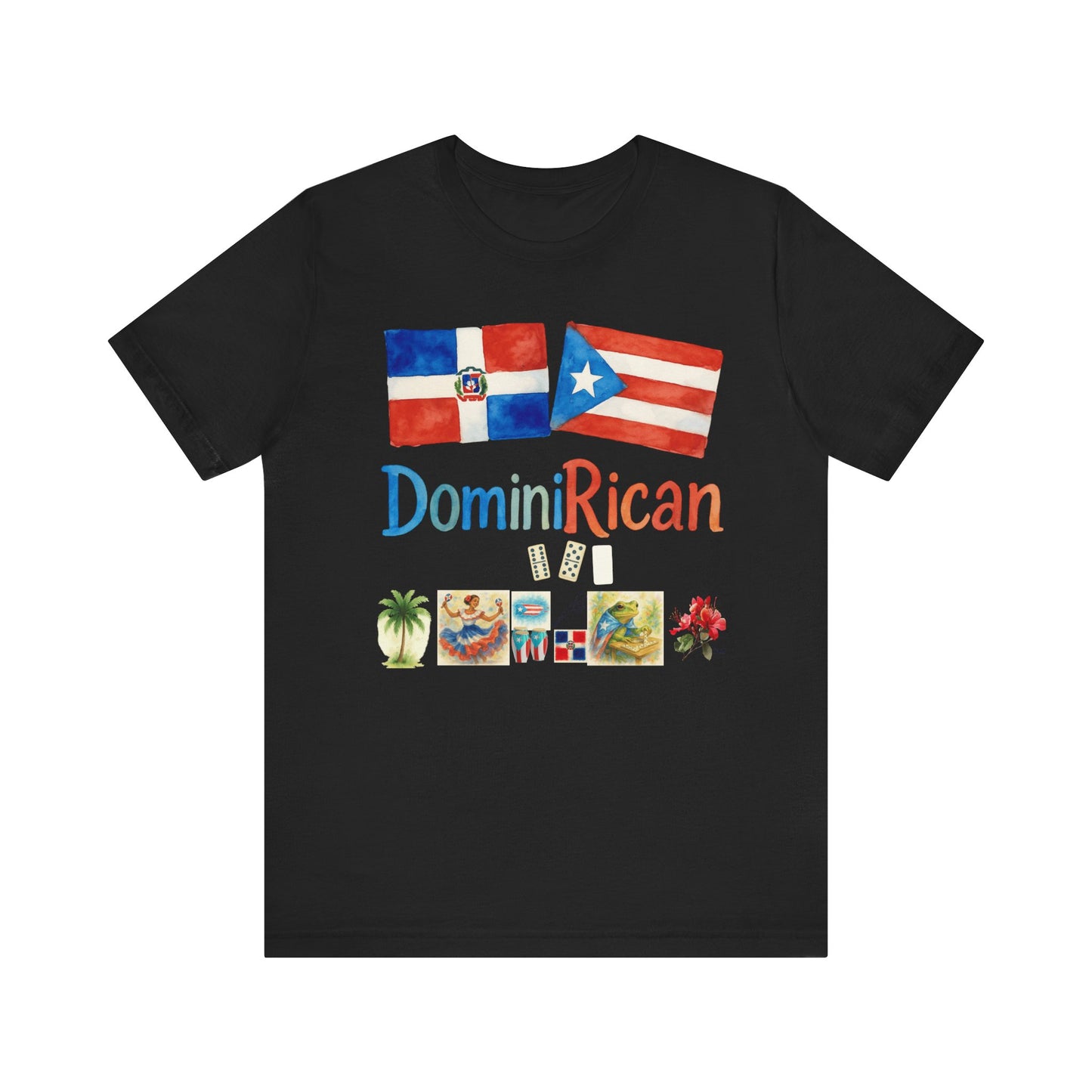 Dominican-Puerto Rican Pride Tee, Unisex T-Shirt