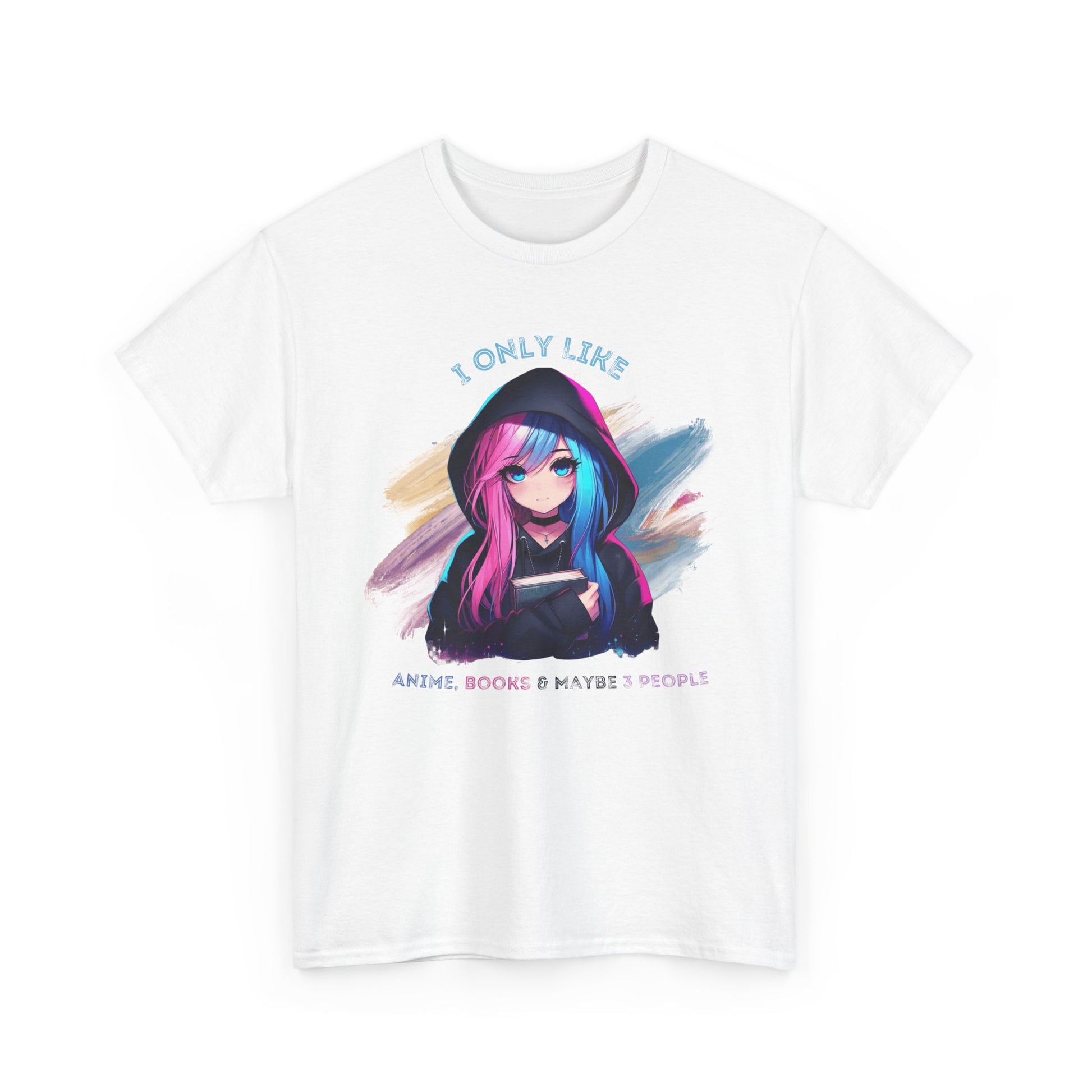 Anime Unisex Heavy Cotton Tee - Perfect for Casual Outings, Gift for Bookworms, Graphic Tee, Anime Fan Merchandise, Everyday Wear