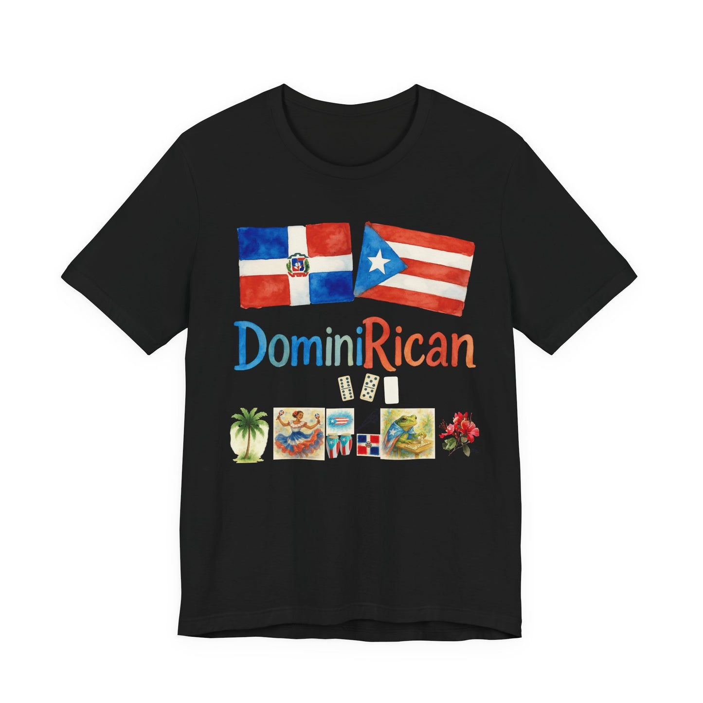 Dominican-Puerto Rican Pride Tee, Unisex T-Shirt