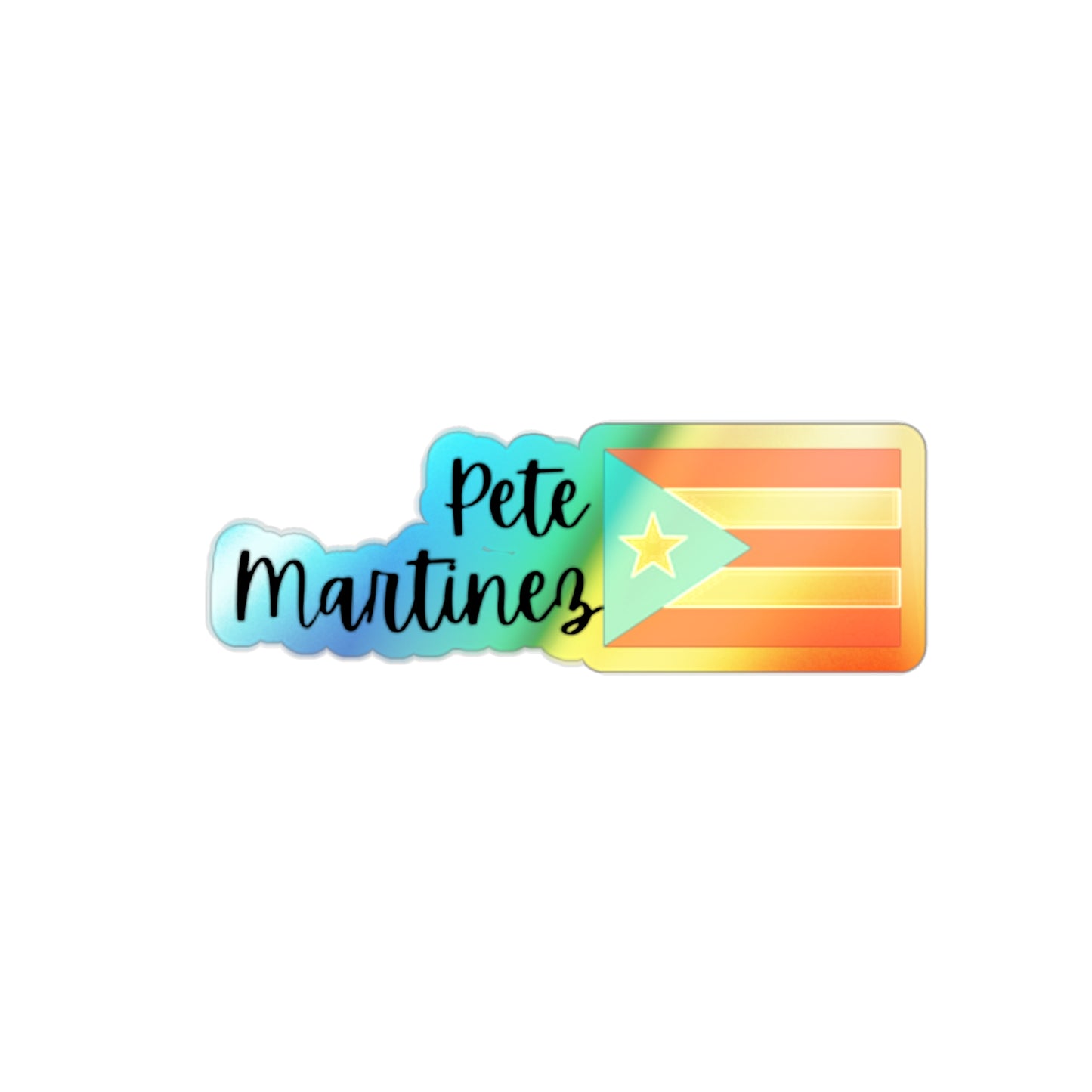 Holographic Die-Cut Stickers | Personalized Name & Design for Unique Styling