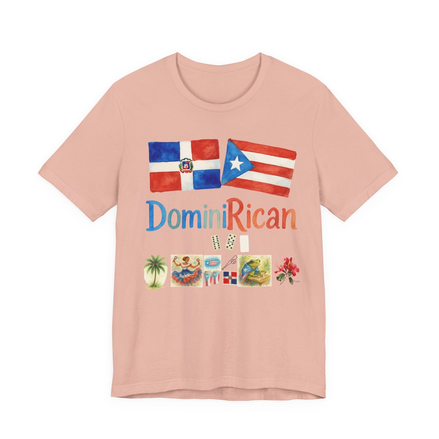 Dominican-Puerto Rican Pride Tee, Unisex T-Shirt