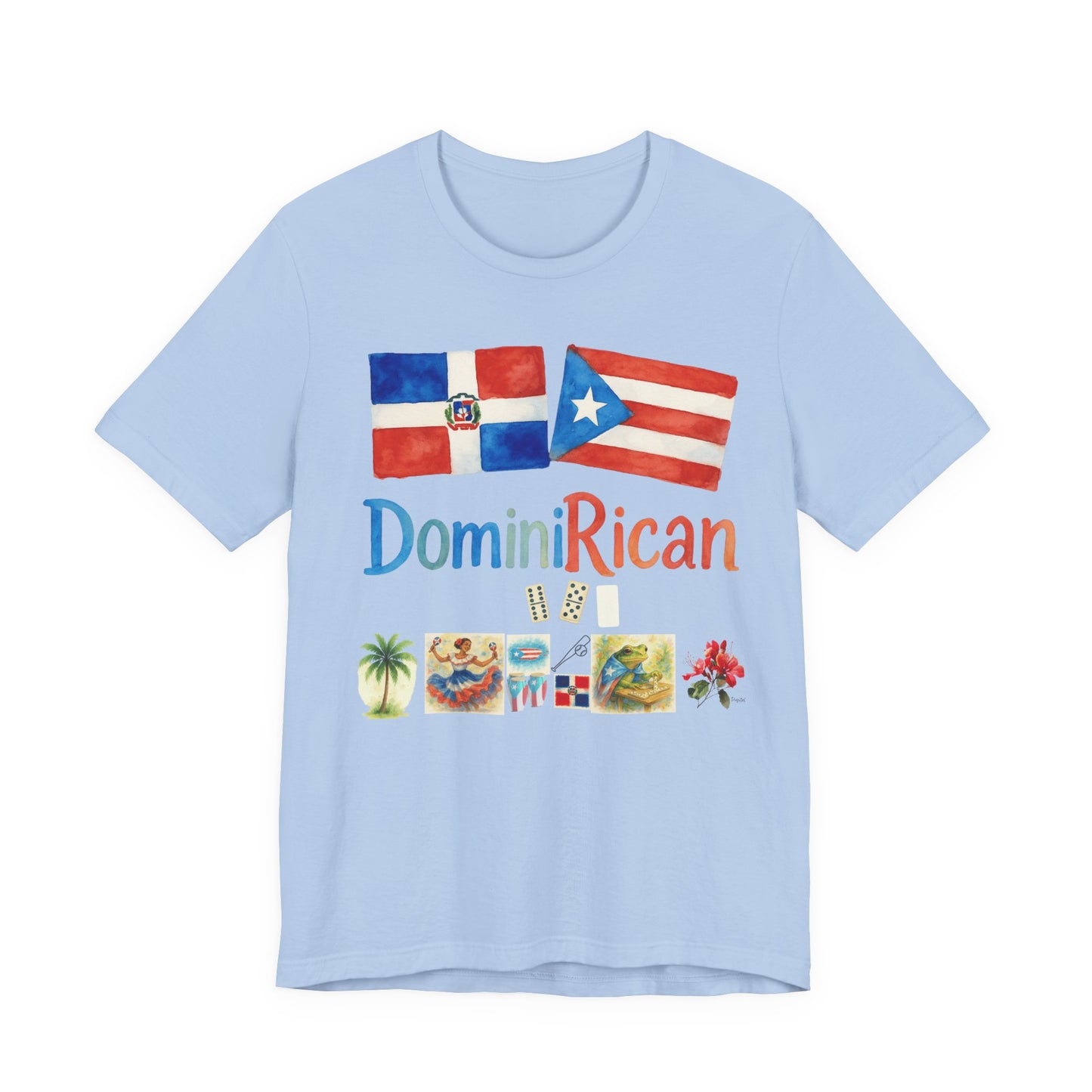 Dominican-Puerto Rican Pride Tee, Unisex T-Shirt
