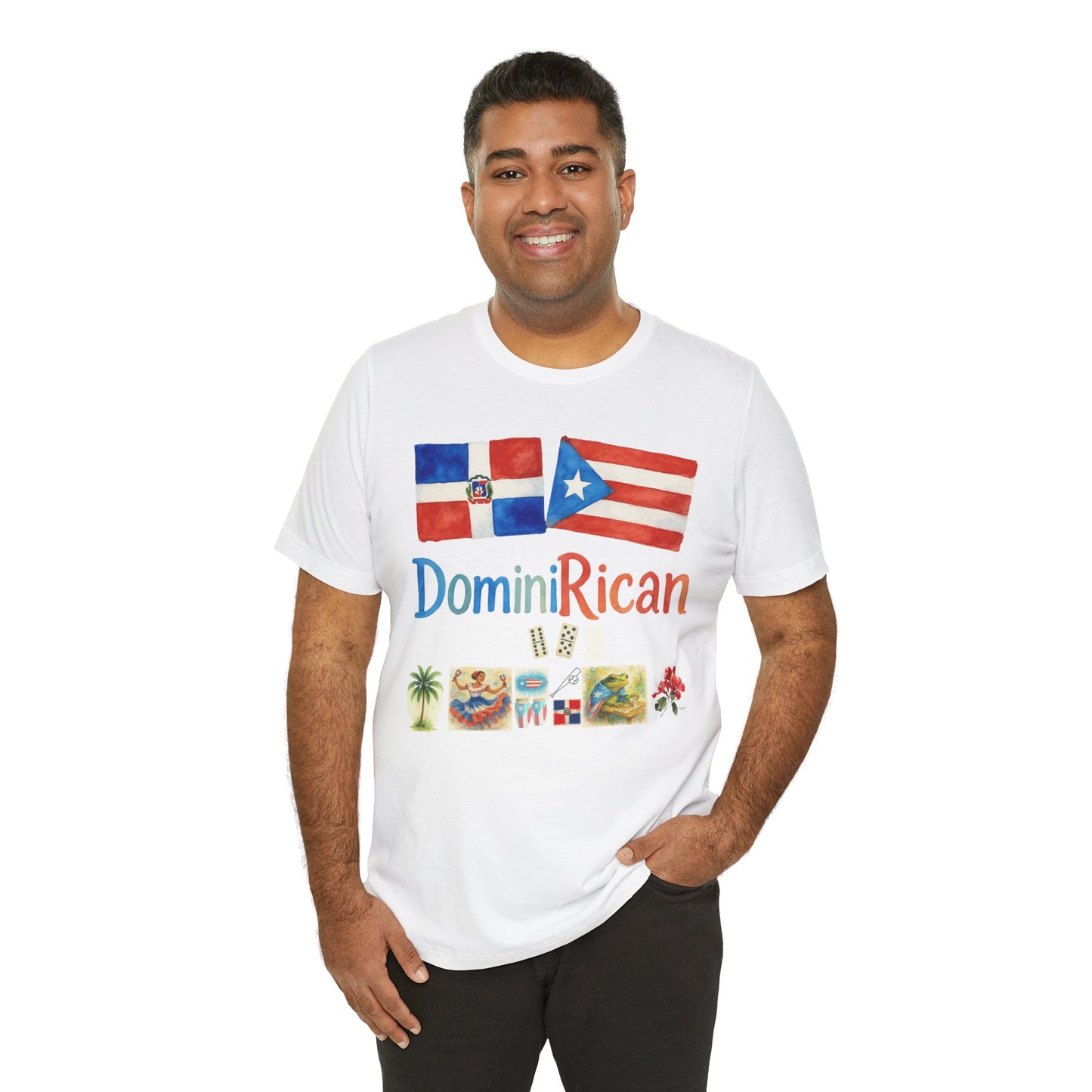 Dominican-Puerto Rican Pride Tee, Unisex T-Shirt