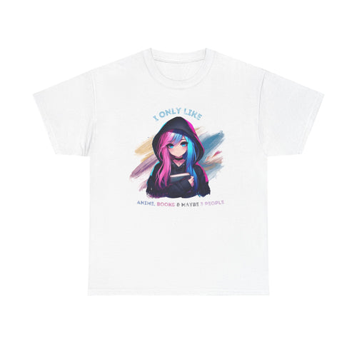 Anime Unisex Heavy Cotton Tee - Perfect for Casual Outings, Gift for Bookworms, Graphic Tee, Anime Fan Merchandise, Everyday Wear