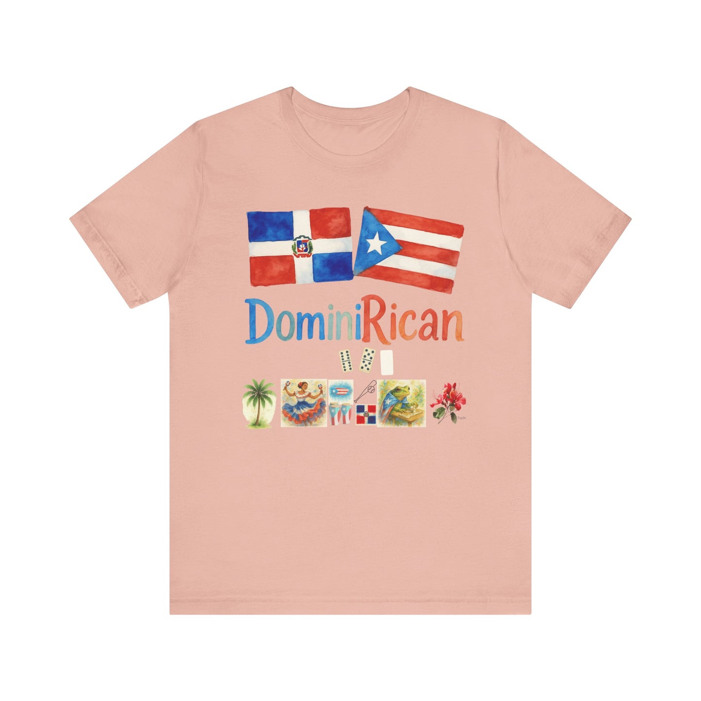 Dominican-Puerto Rican Pride Tee, Unisex T-Shirt