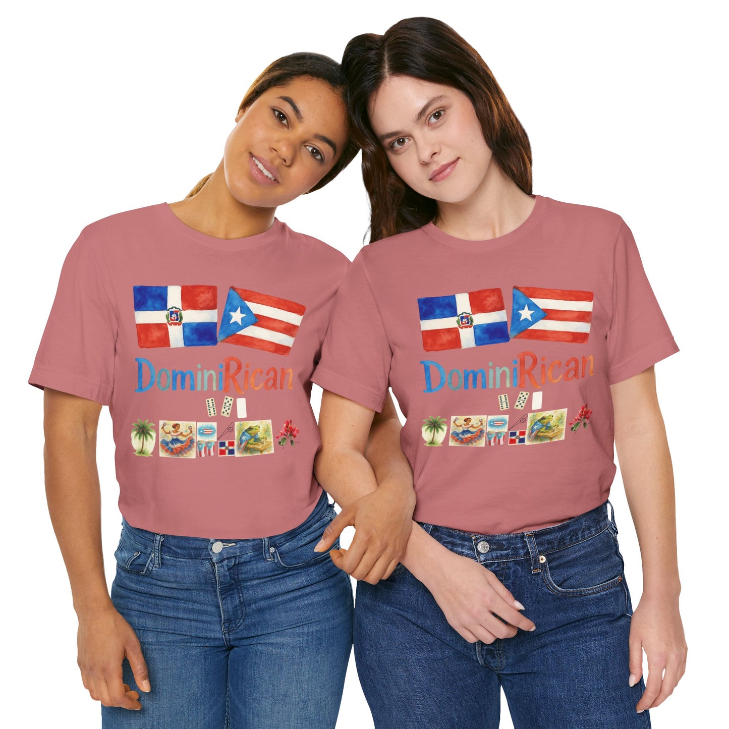 Dominican-Puerto Rican Pride Tee, Unisex T-Shirt