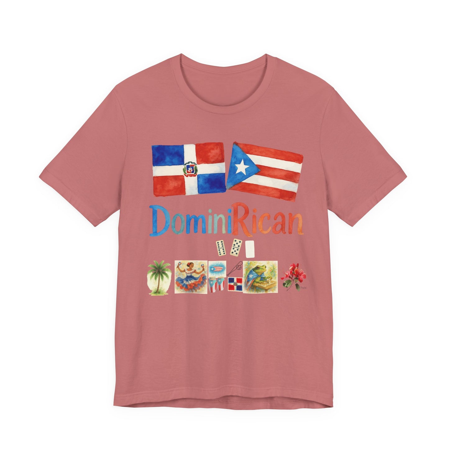 Dominican-Puerto Rican Pride Tee, Unisex T-Shirt