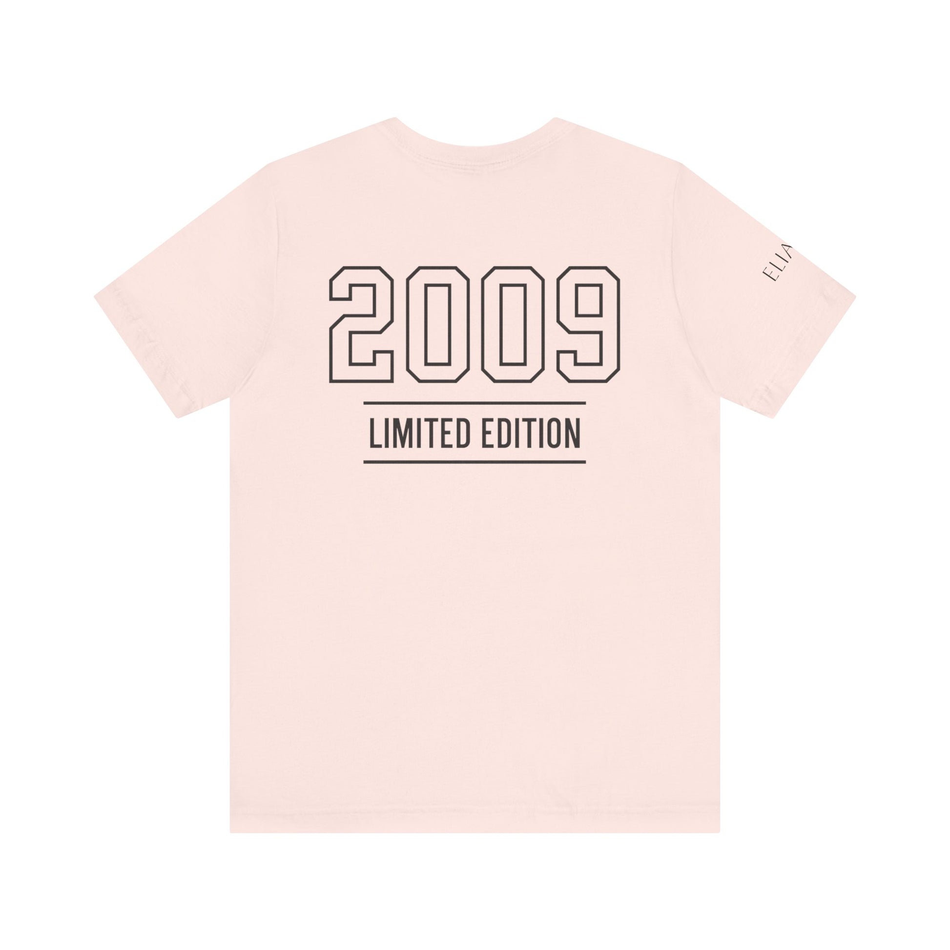 Limited Edition 2009 Unisex Jersey Tee - Nostalgic Short Sleeve Shirt for Men & Women, Vintage Fun Apparel, Gift for Friends