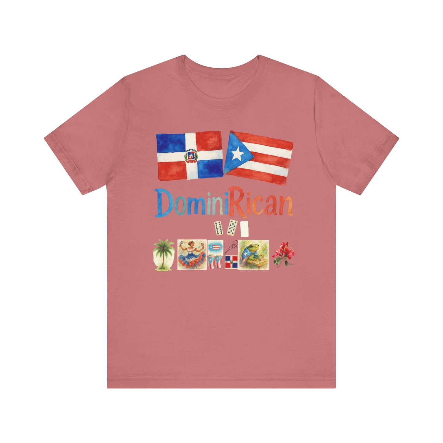 Dominican-Puerto Rican Pride Tee, Unisex T-Shirt