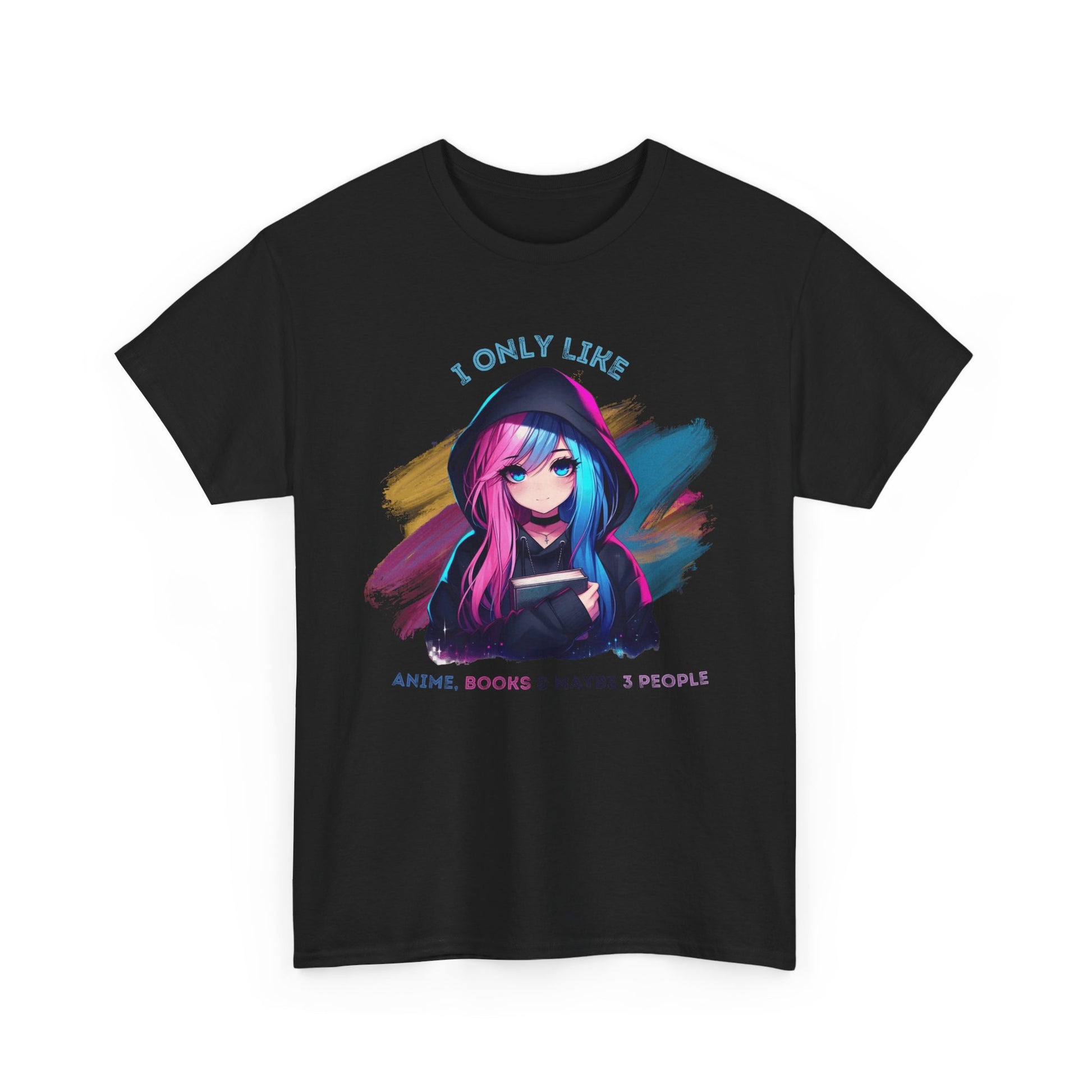 Anime Unisex Heavy Cotton Tee - Perfect for Casual Outings, Gift for Bookworms, Graphic Tee, Anime Fan Merchandise, Everyday Wear