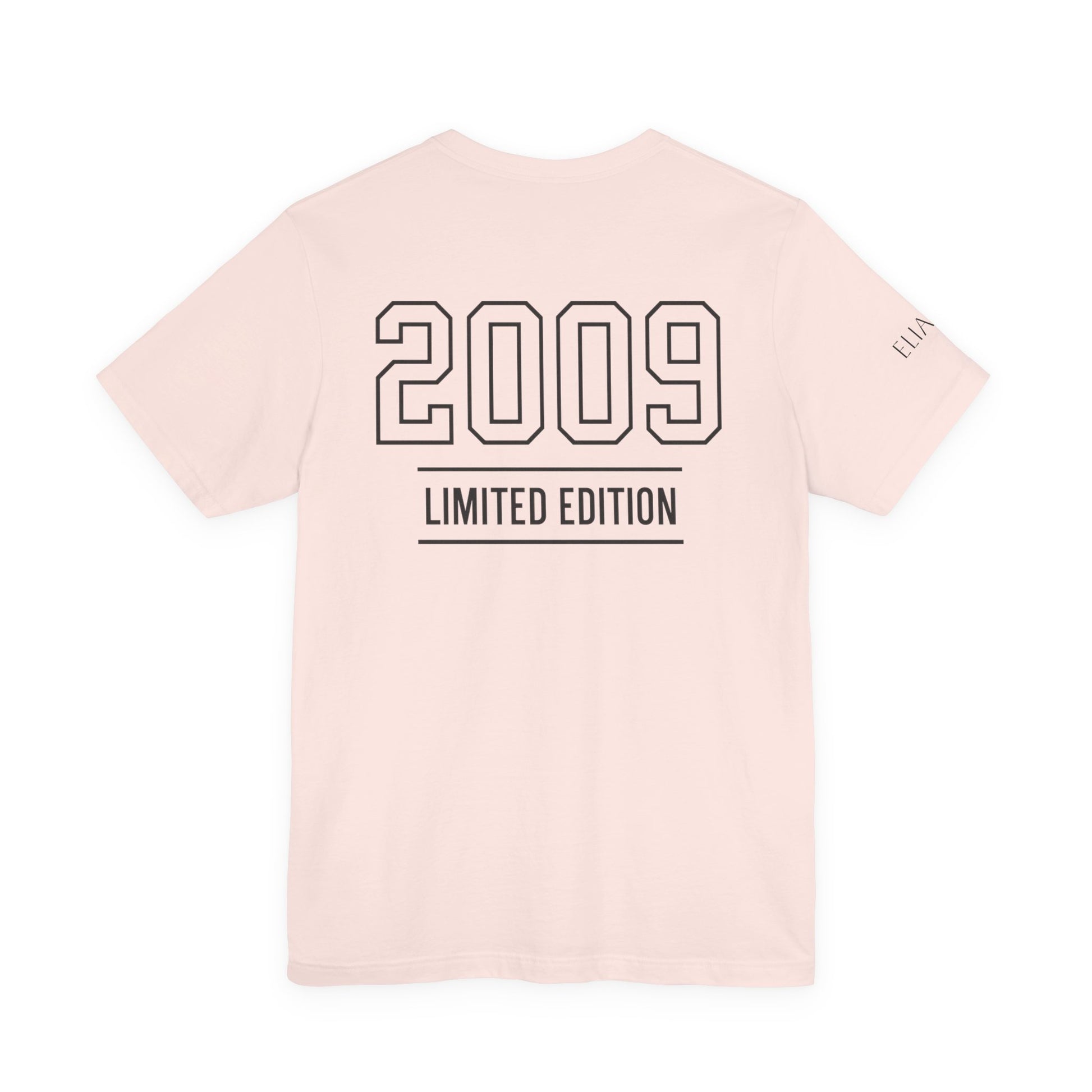 Limited Edition 2009 Unisex Jersey Tee - Nostalgic Short Sleeve Shirt for Men & Women, Vintage Fun Apparel, Gift for Friends