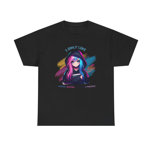 Anime Unisex Heavy Cotton Tee - Perfect for Casual Outings, Gift for Bookworms, Graphic Tee, Anime Fan Merchandise, Everyday Wear